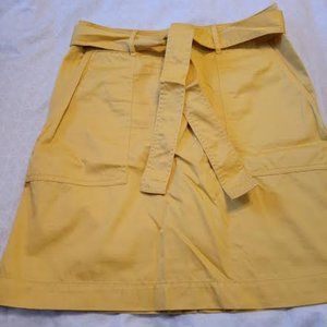 Jacob cotton skirt, yellow, small